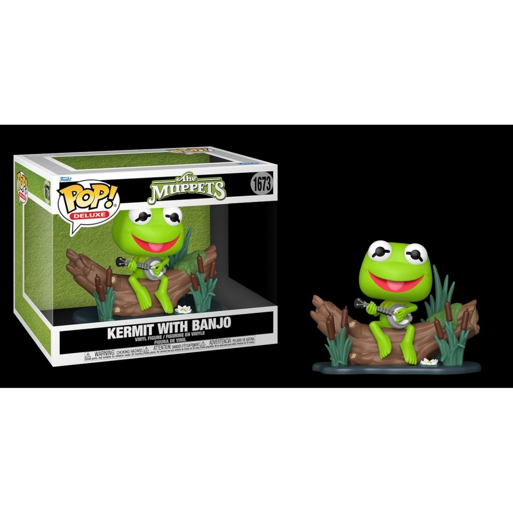 Kermit with Banjo #1673 Funko Pop! The Muppets Disney Figure